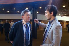 Security Ambassador to Africa Astemir Karmov with Alexander Pochinok - The Minister of taxes and levies in Russia
