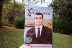 Security Ambassador to Africa Astemir Karmov at the South African magazine cover