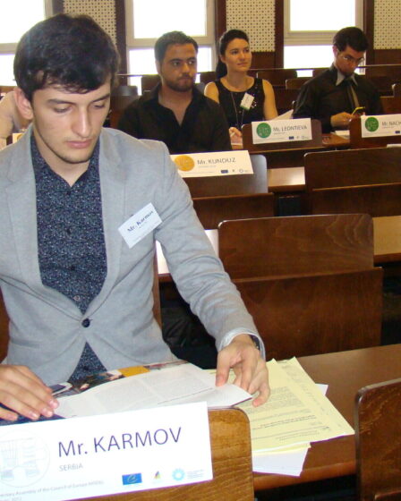 Security Ambassador to Africa Astemir Karmov presented in the Parliamentary Assembly (PACE)