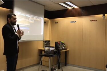 Astemir Karmov presenting the latest CCTV technologies in Johannesburg